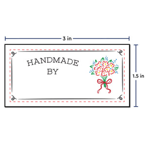 Wrapped in Flowers (1.5"x3"-Cotton)