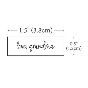 Cotton Tiny Text Labels (0.5"x1.5"-Cotton) custom fabric labels for handmade items