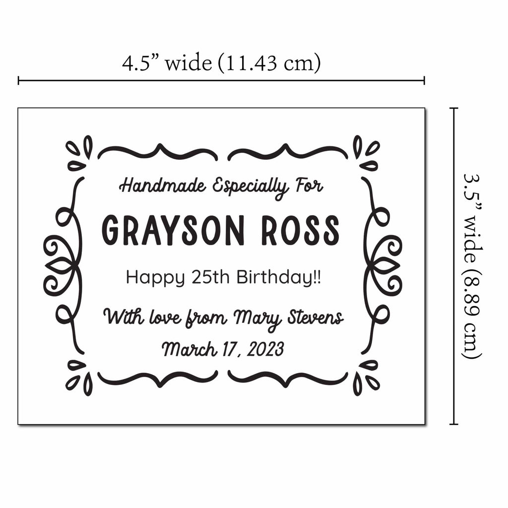 Decorative Frame Single Label – EverEmblem decorative-frame-single-label-everemblem