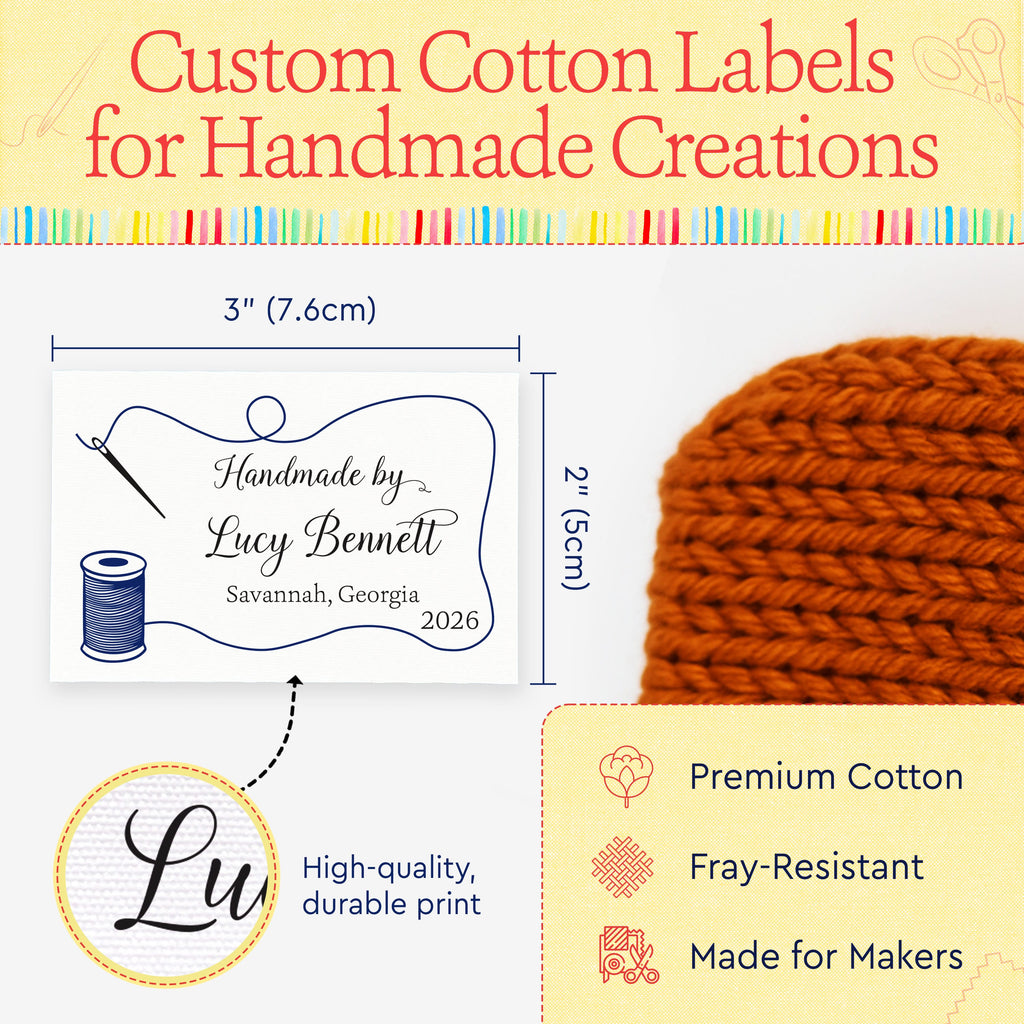 Large Sewing Labels Customized with your Name | EverEmblem