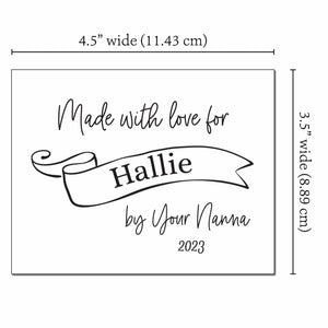 Ribbon Banner Single Label