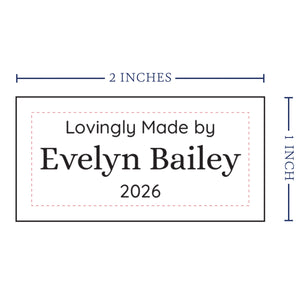 Medium Text Labels - 3 Lines (2"x1"-Cotton)