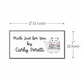 Cotton Cute Cat Labels