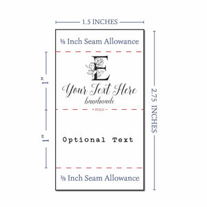 Satin Floral Letter - Satin -1.5" wide