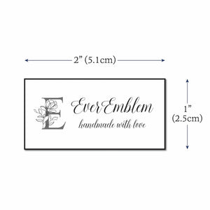 Cotton Floral Letter (2"x1") - Cotton