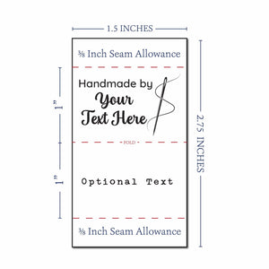 Satin Sewing Needle Satin Set custom shirt tags