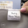 Satin Fancy Satin Tags personalized ribbon labels