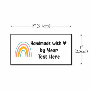 Cotton Rainbow Sewing Tags