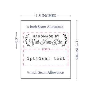 Satin Small Laurel Labels ee SA09 - Laurel Labels