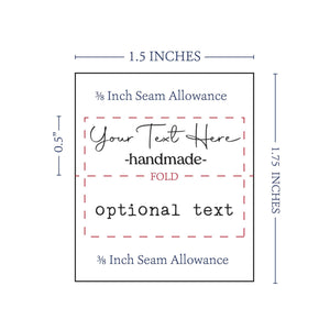 Satin Signature Satin Tags SA08 - Signature