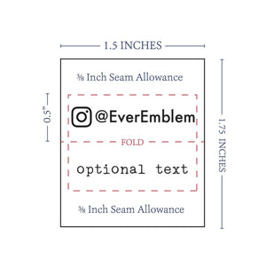 Satin Social Media & Shop Icons Satin Tags