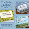 Large Modern Made with Love (1.5"x3"-Cotton)