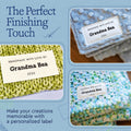 Text Only Medium Large Label (1.5"x3"-Cotton)