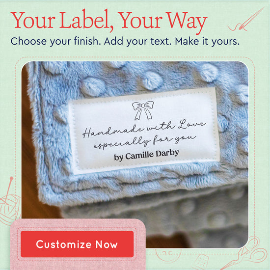 Signature Bow Tag (1.5"x3"-Cotton)