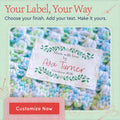 Holly Frame (2"x3" Cotton - 12 labels/set)