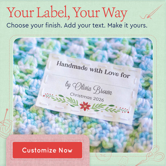 Festive Floral with Fill in Blanks (2"x3" Cotton - 12 labels/set)