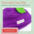 Tiny Heart Labels (0.5"x1.5"-Cotton)