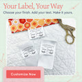 Farmhouse Heart Satin Tags (1.5" wide - Satin)
