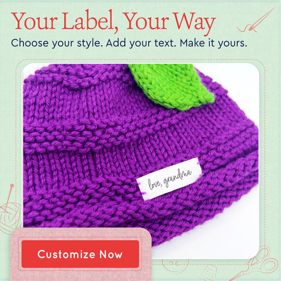 Tiny Text Labels (0.5"x1.5"-Cotton)