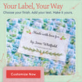 Holly and Garland with Fill in Blanks (2"x3" Cotton - 12 labels/set)
