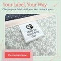 Heart and Paw Print (1" wide - Satin)