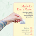 Farmhouse Heart Satin Tags (1.5" wide - Satin)