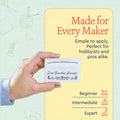 Double heart border with Fill in Blanks (2"x3" Cotton - 12 labels/set)