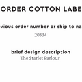 PPLR_HIDDEN_PRODUCT Reorder Previous Label Design - COTTON