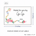 PPLR_HIDDEN_PRODUCT Thread and Flowers (2"x3" Cotton - 12 labels/set)