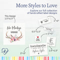 Boho Antlers (1.5"x1.5"-Cotton)