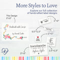 Thread and Flowers with Fill in Blanks (2"x3" Cotton - 12 labels/set)