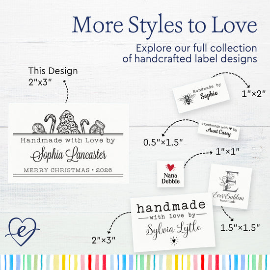 Holiday Treats (2"x3" Cotton - 12 labels/set)
