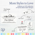 Winter Bird (2"x3" Cotton - 12 labels/set)