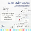 Large Text Only Label (2"x3"-Cotton)