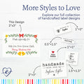 Holiday Bells with Fill in Blanks (2"x3" Cotton - 12 labels/set)