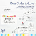 Colorful Banner (2"x3" Cotton - 12 labels/set)
