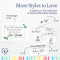 Leaf Quote (2"x3" Cotton - 12 labels/set)