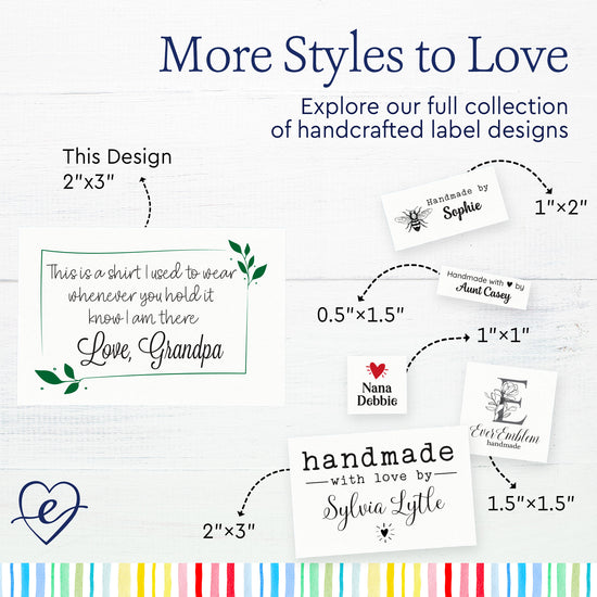 Leaf Quote (2"x3" Cotton - 12 labels/set)