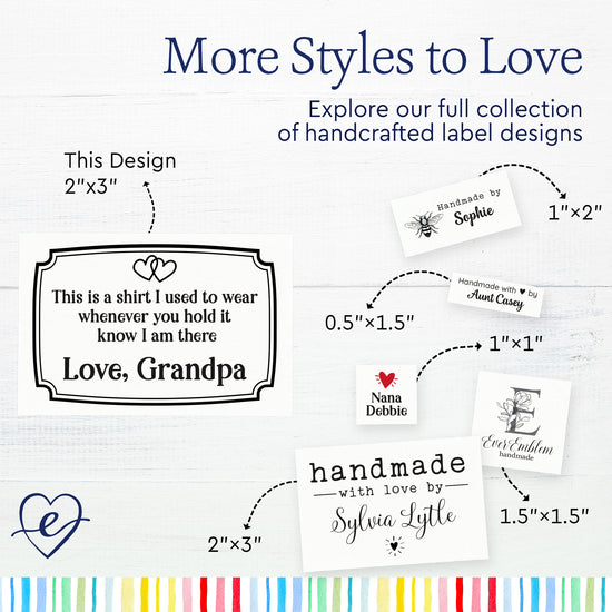 Frame Quote (2"x3" Cotton - 12 labels/set)