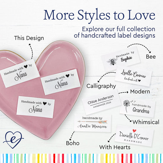 Signature with Love (2"x1"-Cotton)
