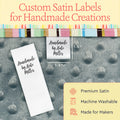 Handmade Square (1" wide - Satin)