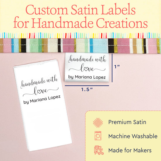 Signature with Love (1.5" wide - Satin)
