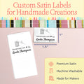 Sewing Icons Satin Label Set (1.5" wide - Satin)
