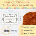 Swirl Accent Border with Fill in Blanks (2"x3" Cotton - 12 labels/set)