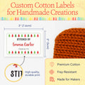 Christmas Trees (2"x3" Cotton - 12 labels/set)