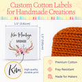 Boho Antlers (1.5"x1.5"-Cotton)