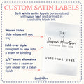 Sewing Icons Large Satin  (2" wide - Satin)