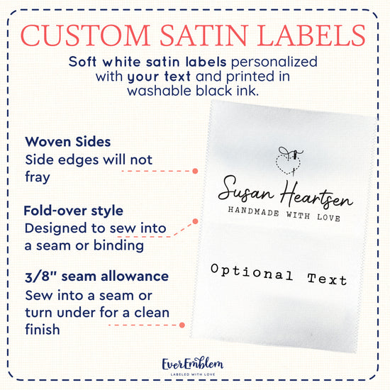 Sewing Icons Large Satin  (2" wide - Satin)