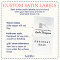 Sewing Icons Satin Label Set (1.5" wide - Satin)