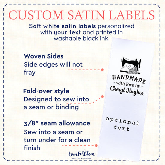 Sewing Machine (1.5" wide - Satin)